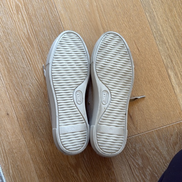 AGL Taupe Suede Sneakers with Studs - Picture 4 of 4